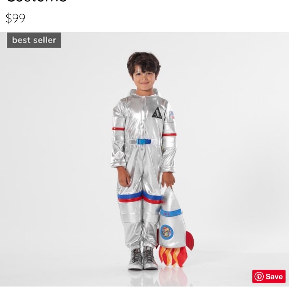 Pottery Barn Kids Astronaut costume